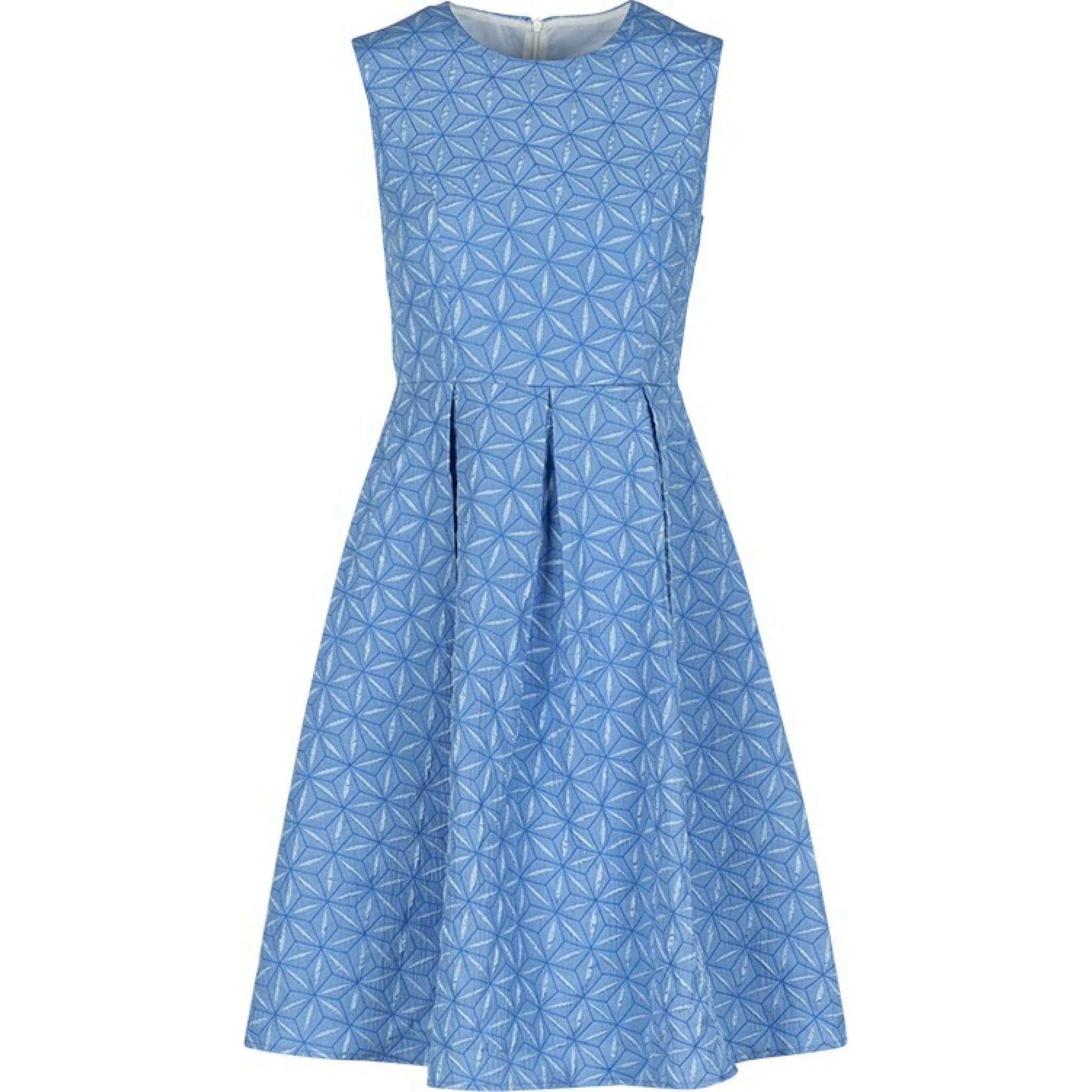 Viola crispy dress azur