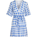 Dejanira pois dress azur