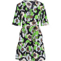Dejanira floral black dress black