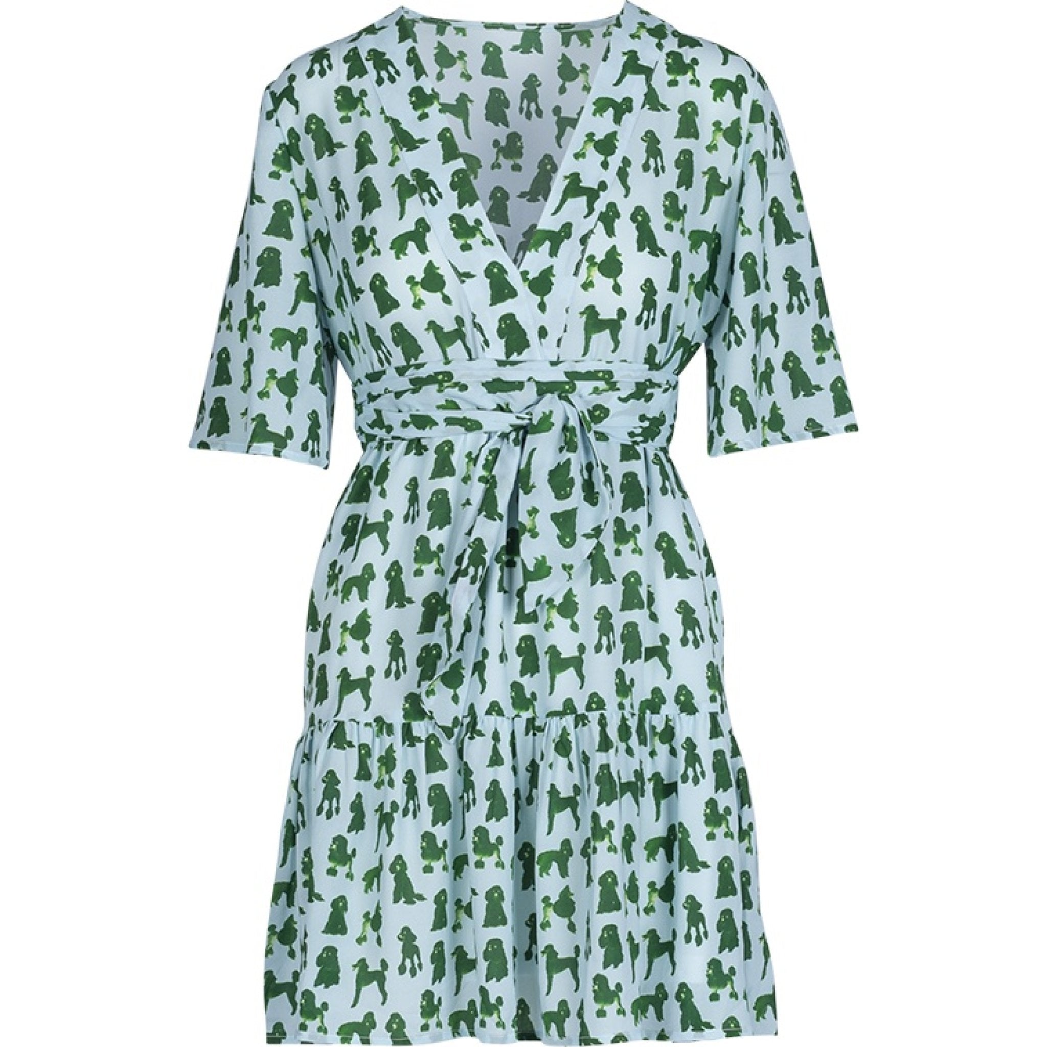 Dejanira poodle dress sky