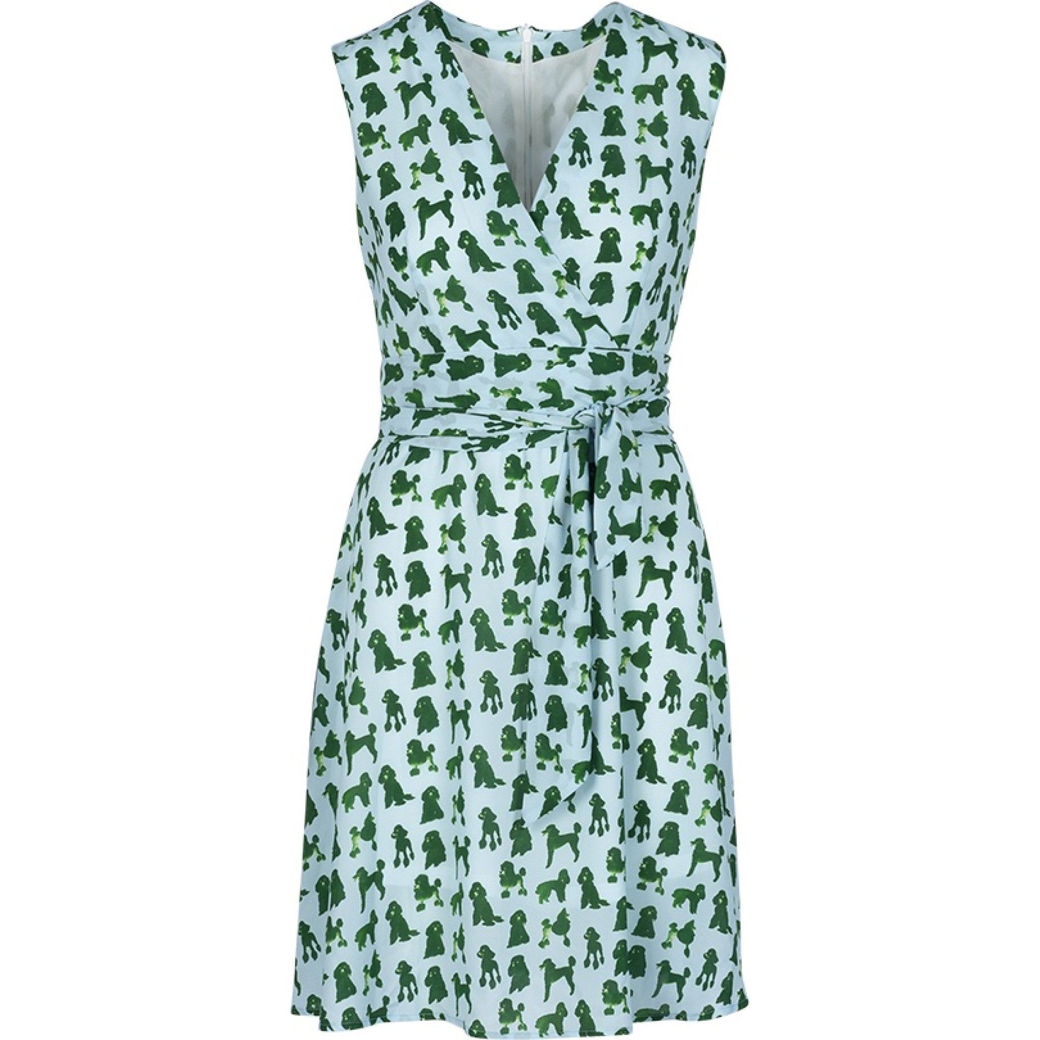 Vera poodle dress sky