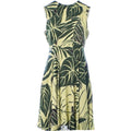 Leaves dress green