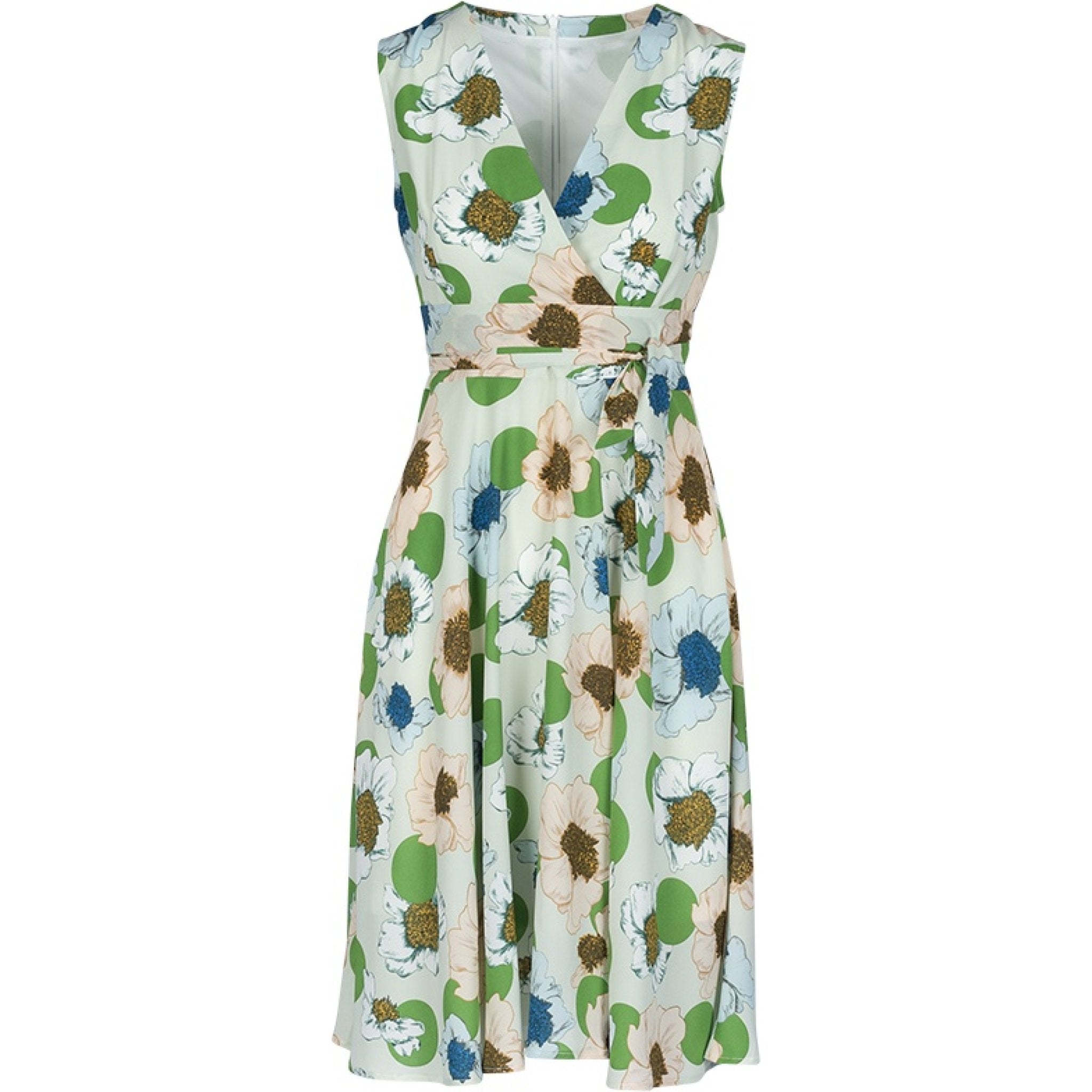 Vera daisy butter dress aqua