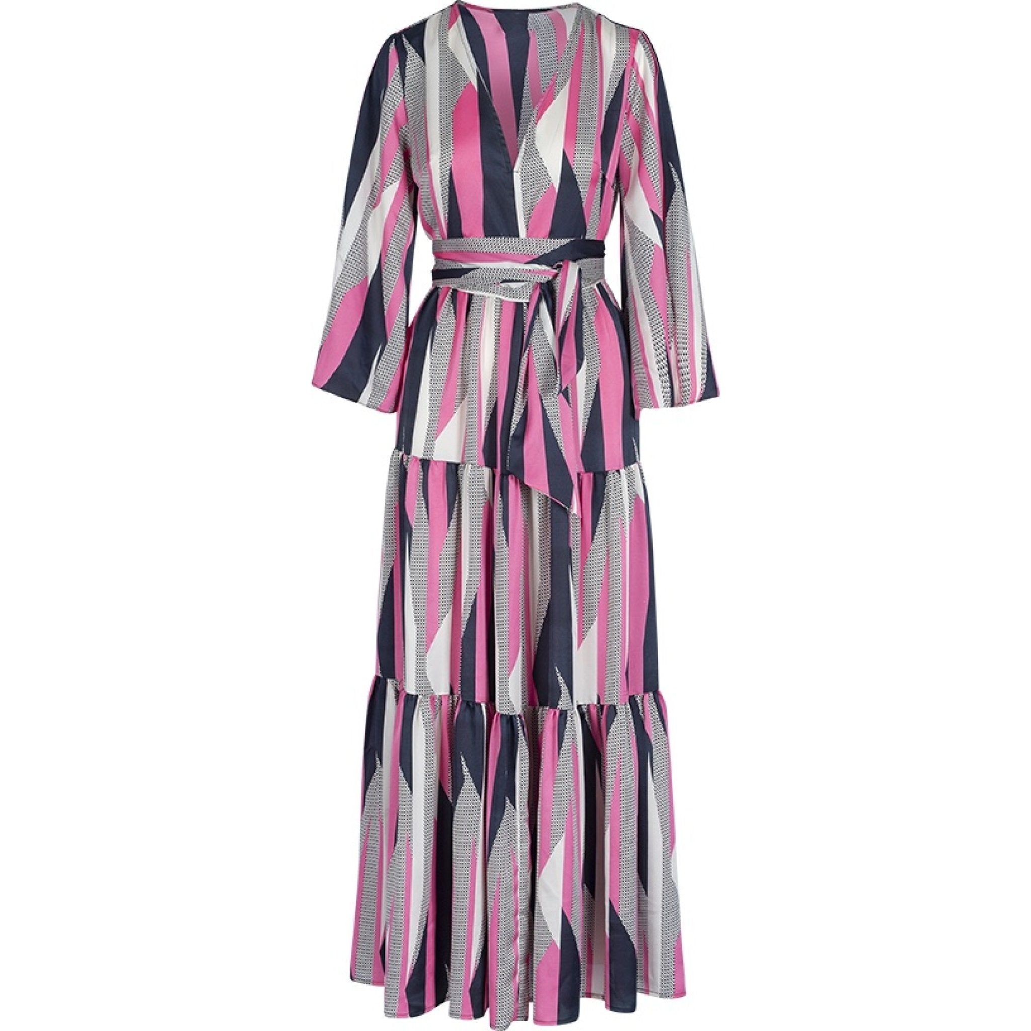 Dalmazia bands longdress fucsia