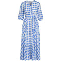 Vanna pois longdress azur