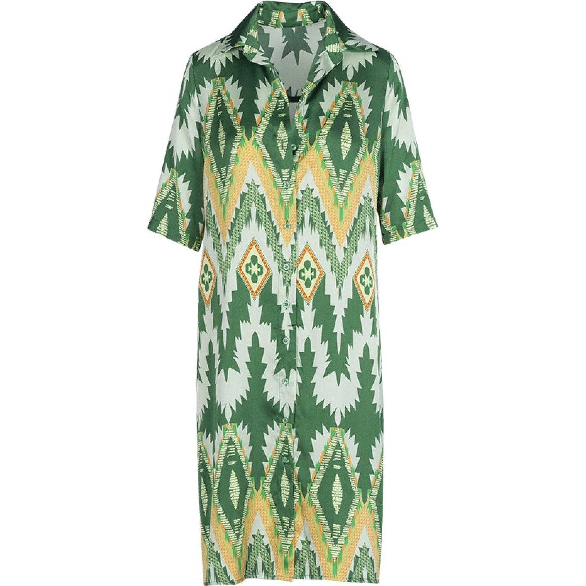 Dina star dress green
