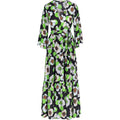 Dalmazia floral black longdress black