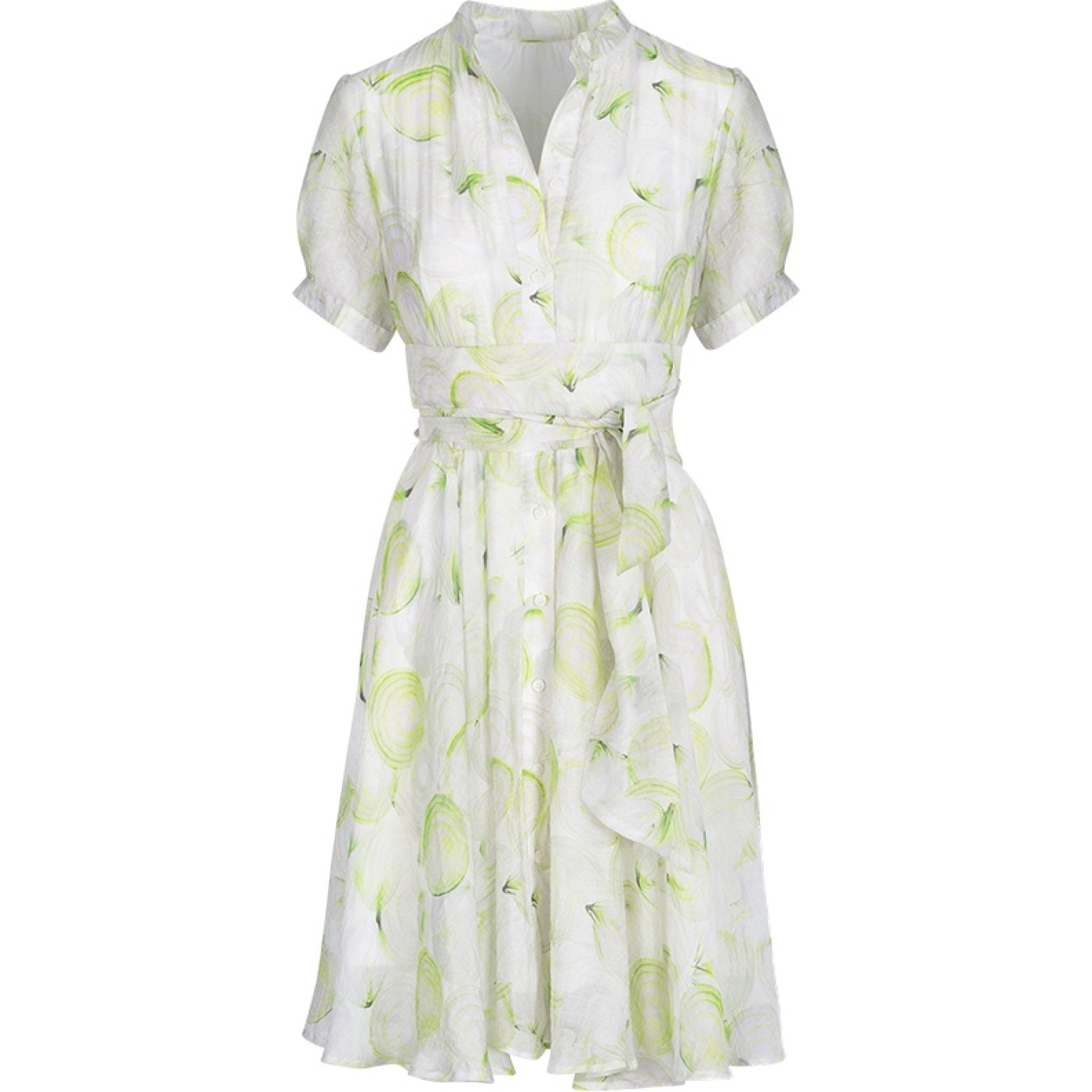 Virna trace dress white