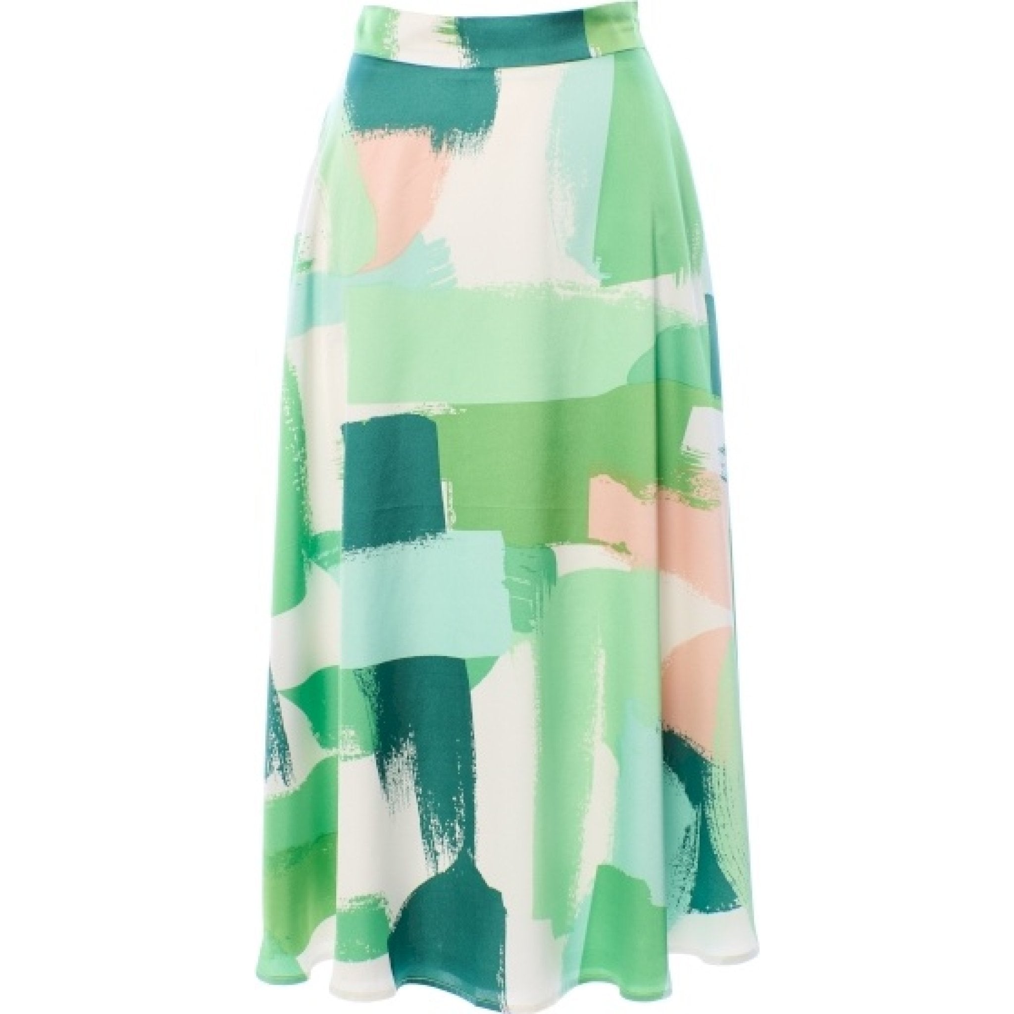 Patch skirt green