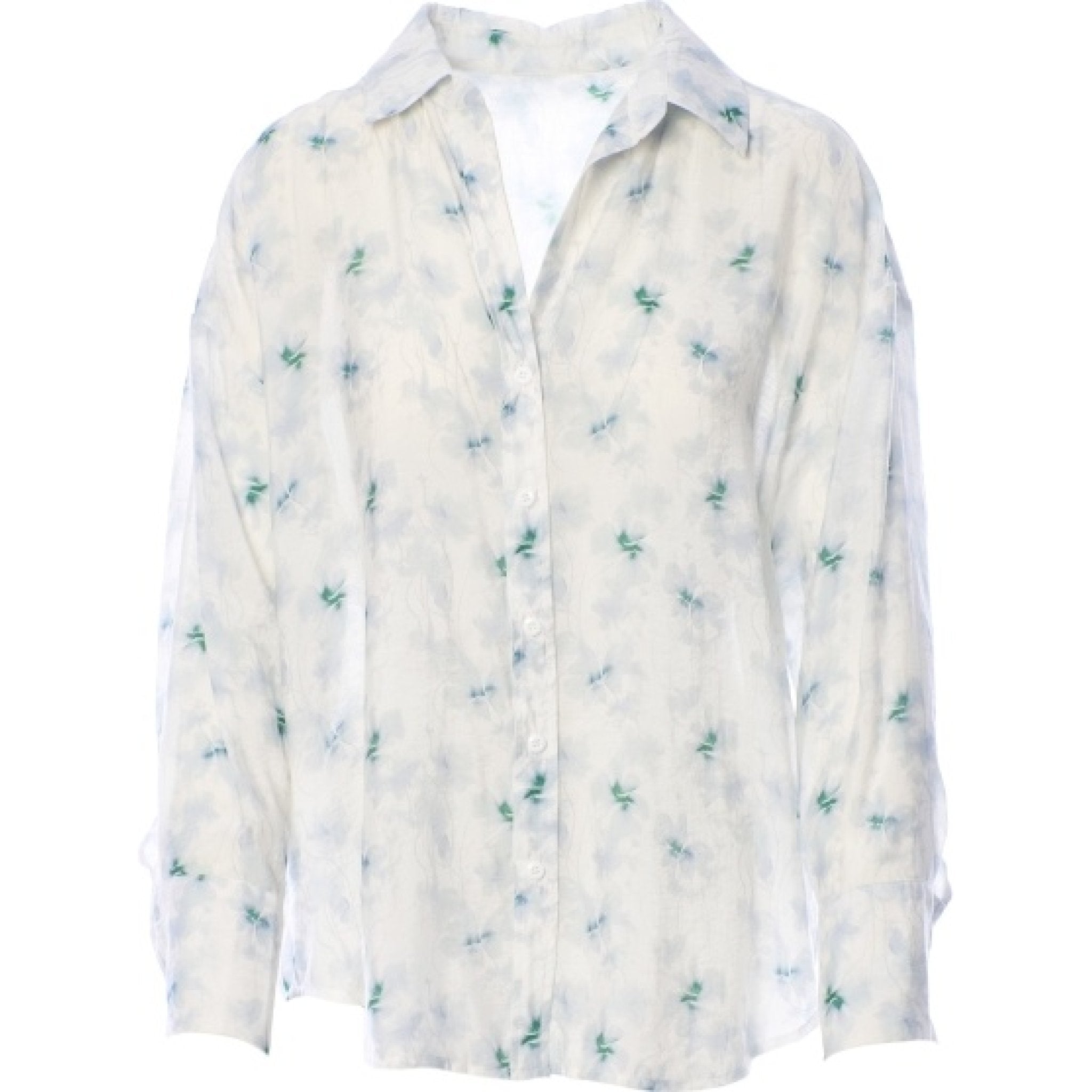 Blossom shirt aqua