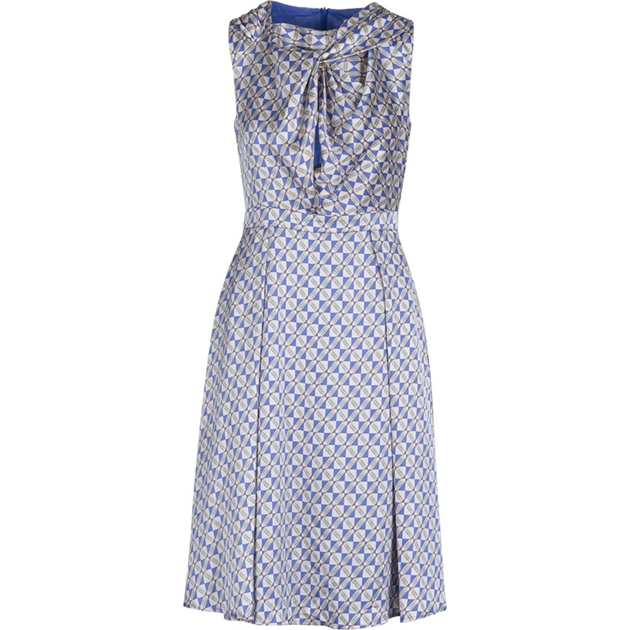 Veronica geo dress sand
