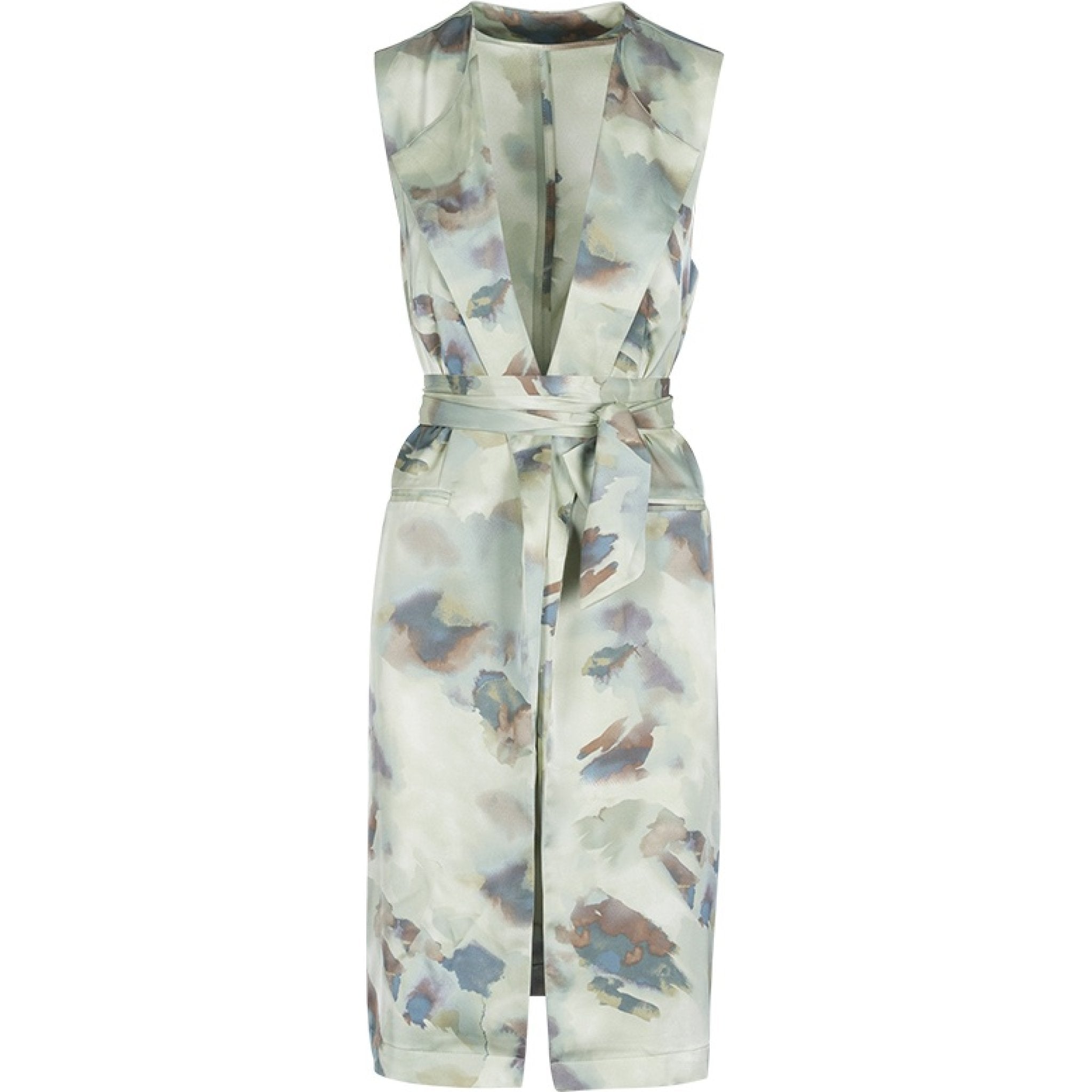 Greta fade gilet olive