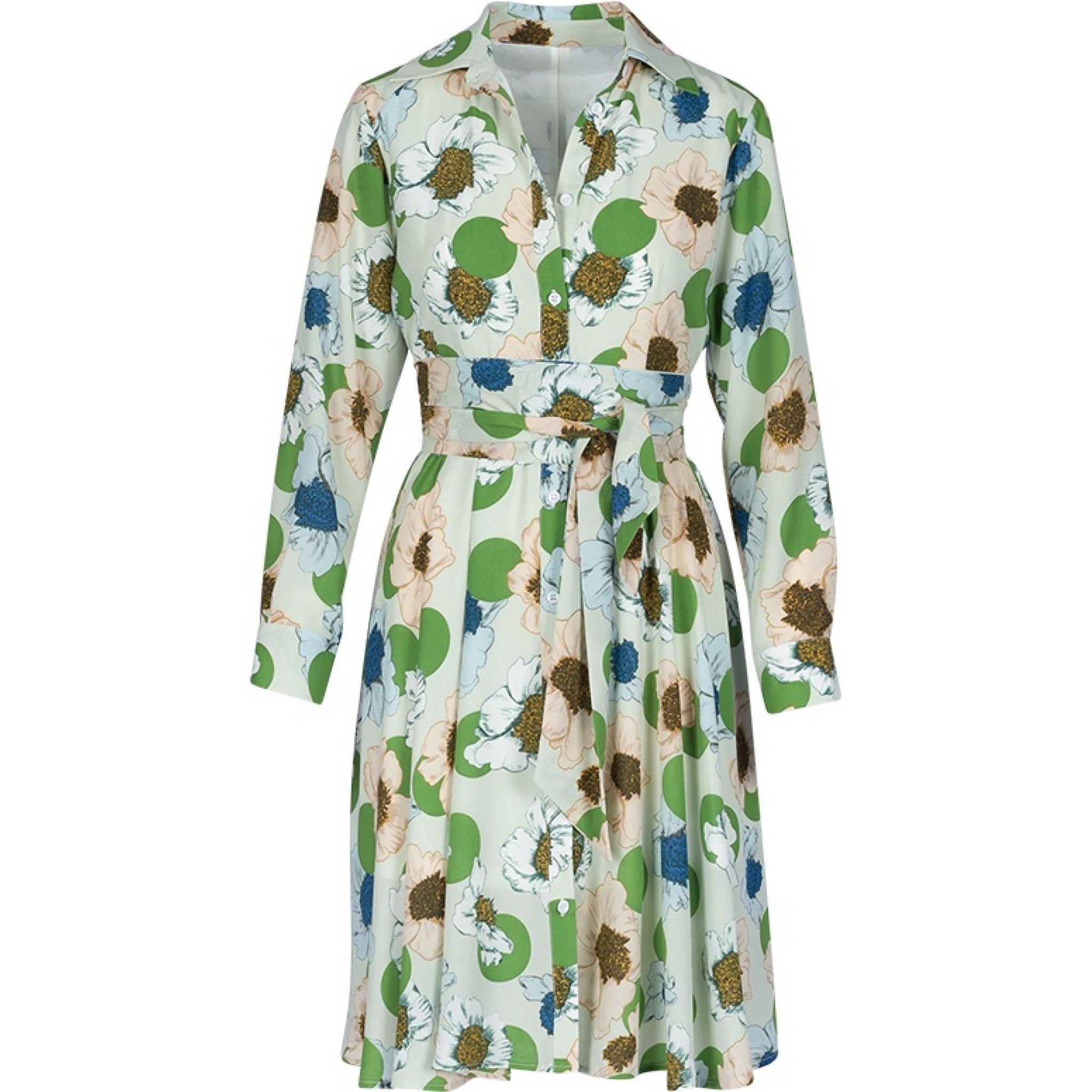 Degi daisy butter dress aqua