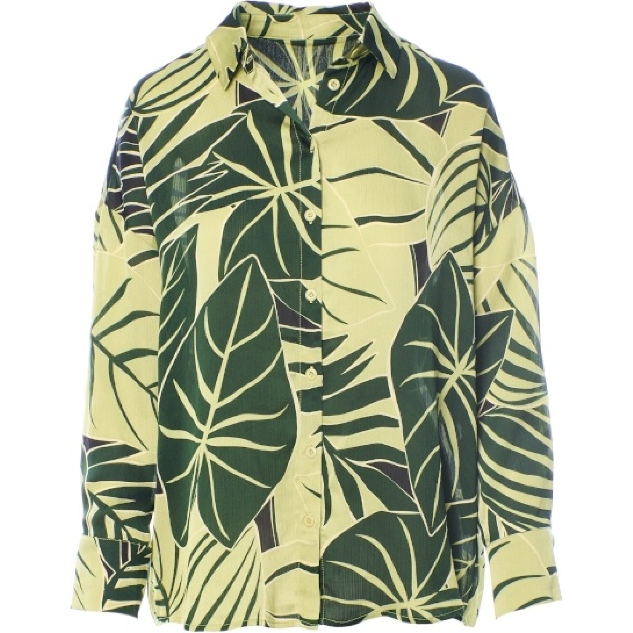 Leaves shirt green