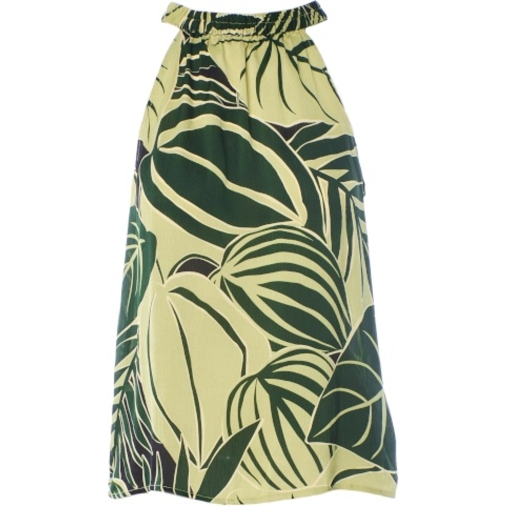 Leaves top green