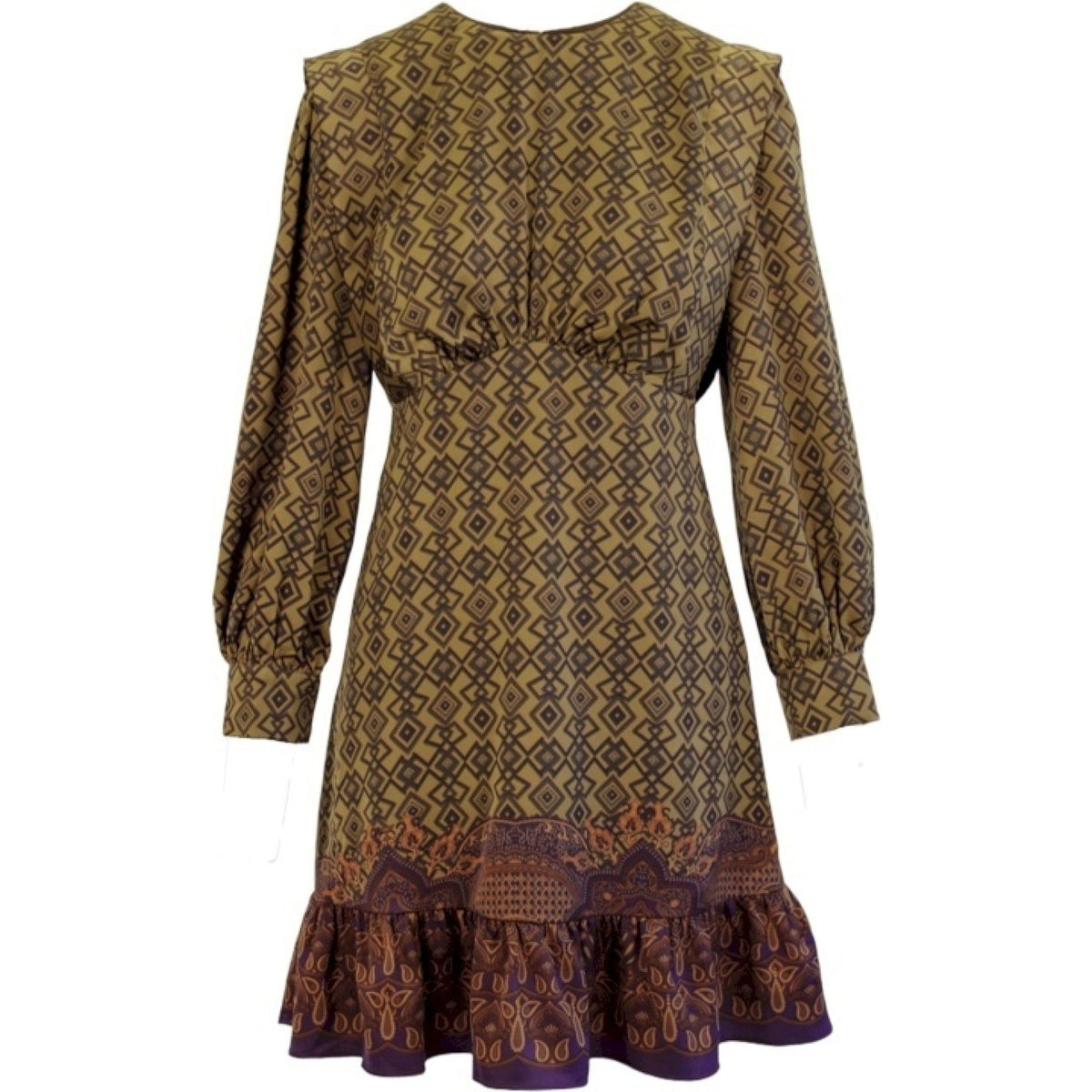 Carol g  short dress mustard