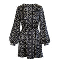 Pierrot short dress black