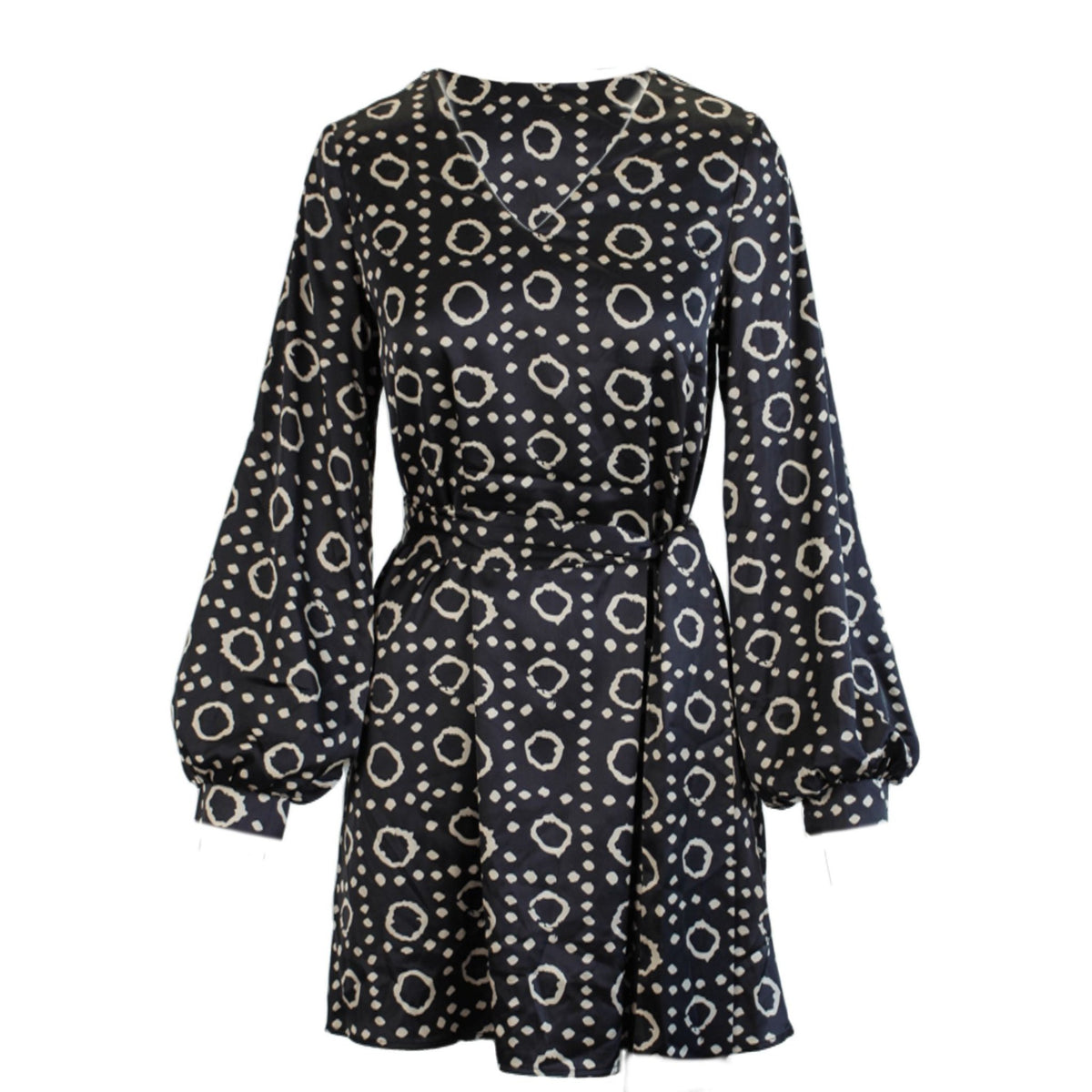 Pierrot short dress black