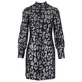 Leo short dress silver