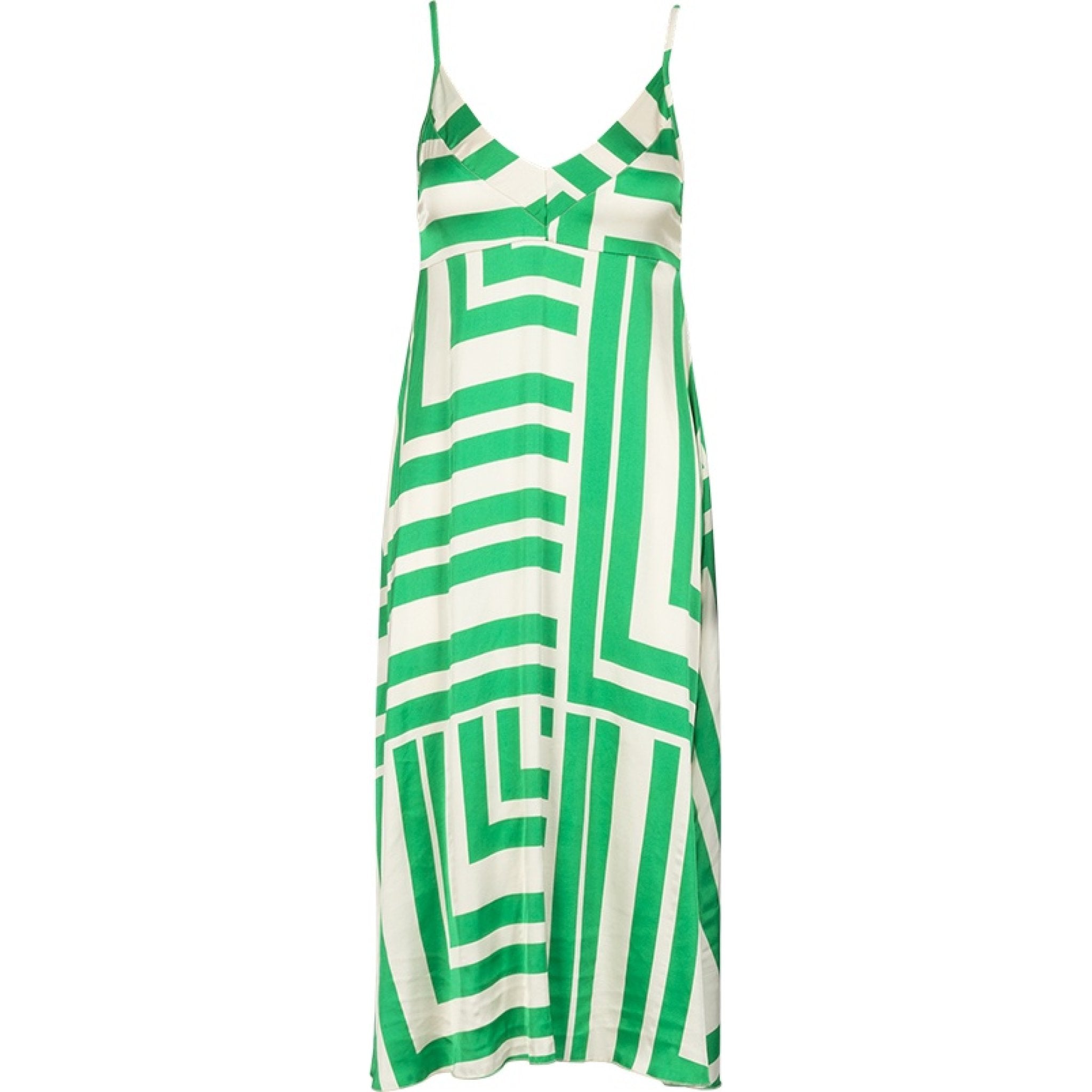 Dight square green dress emerald