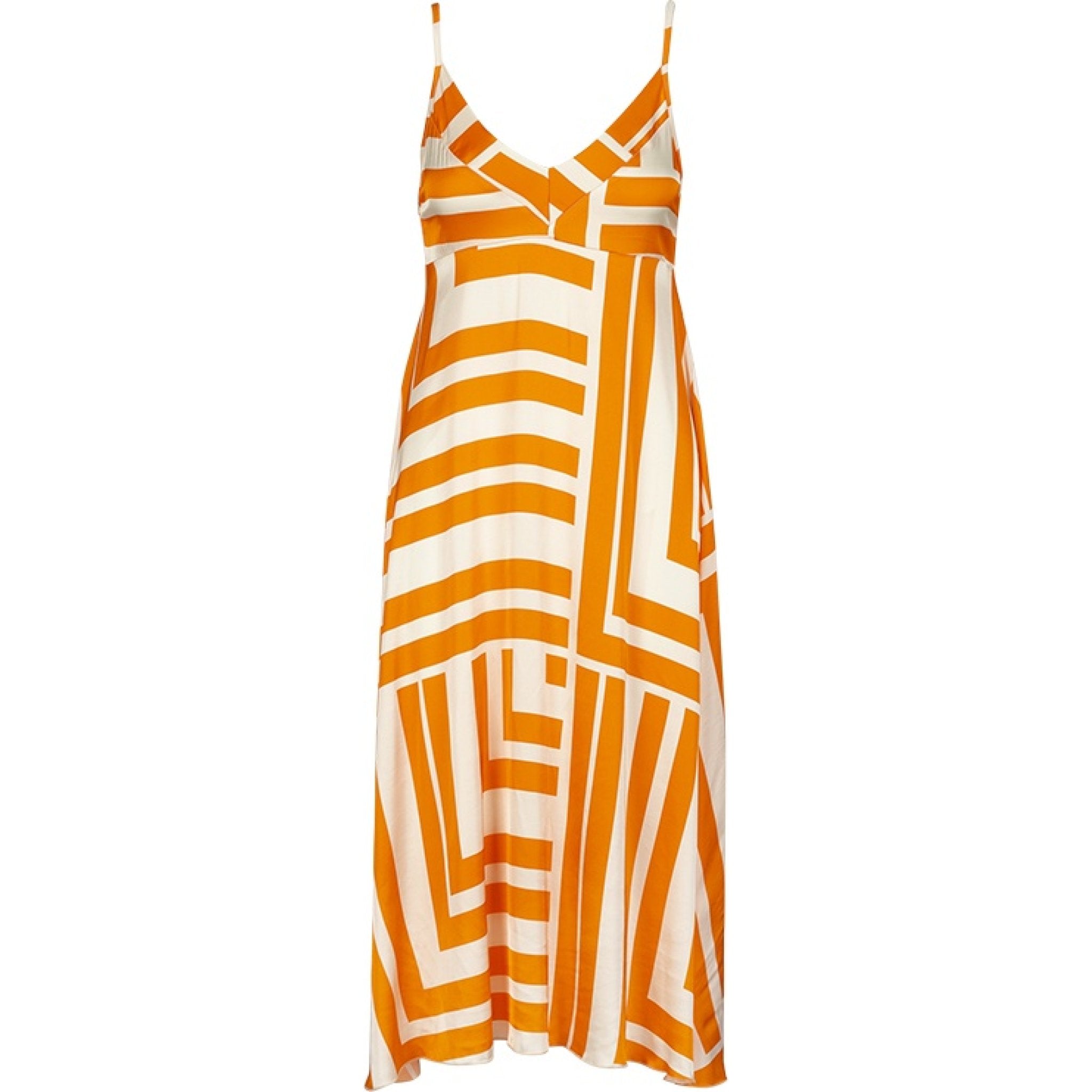 Dight square orange dress orange