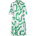 Dafne wave dress emerald