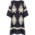 Meander dress black
