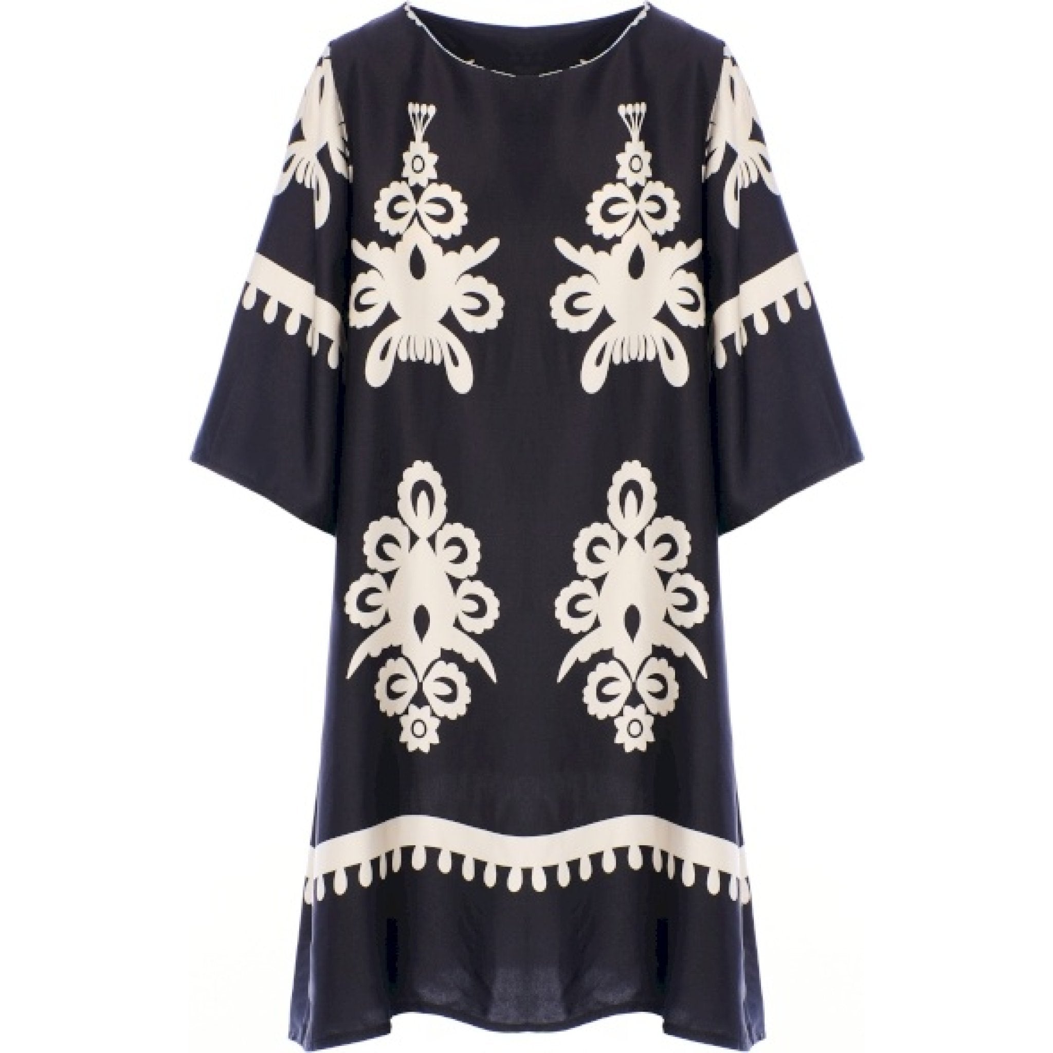 Meander dress black