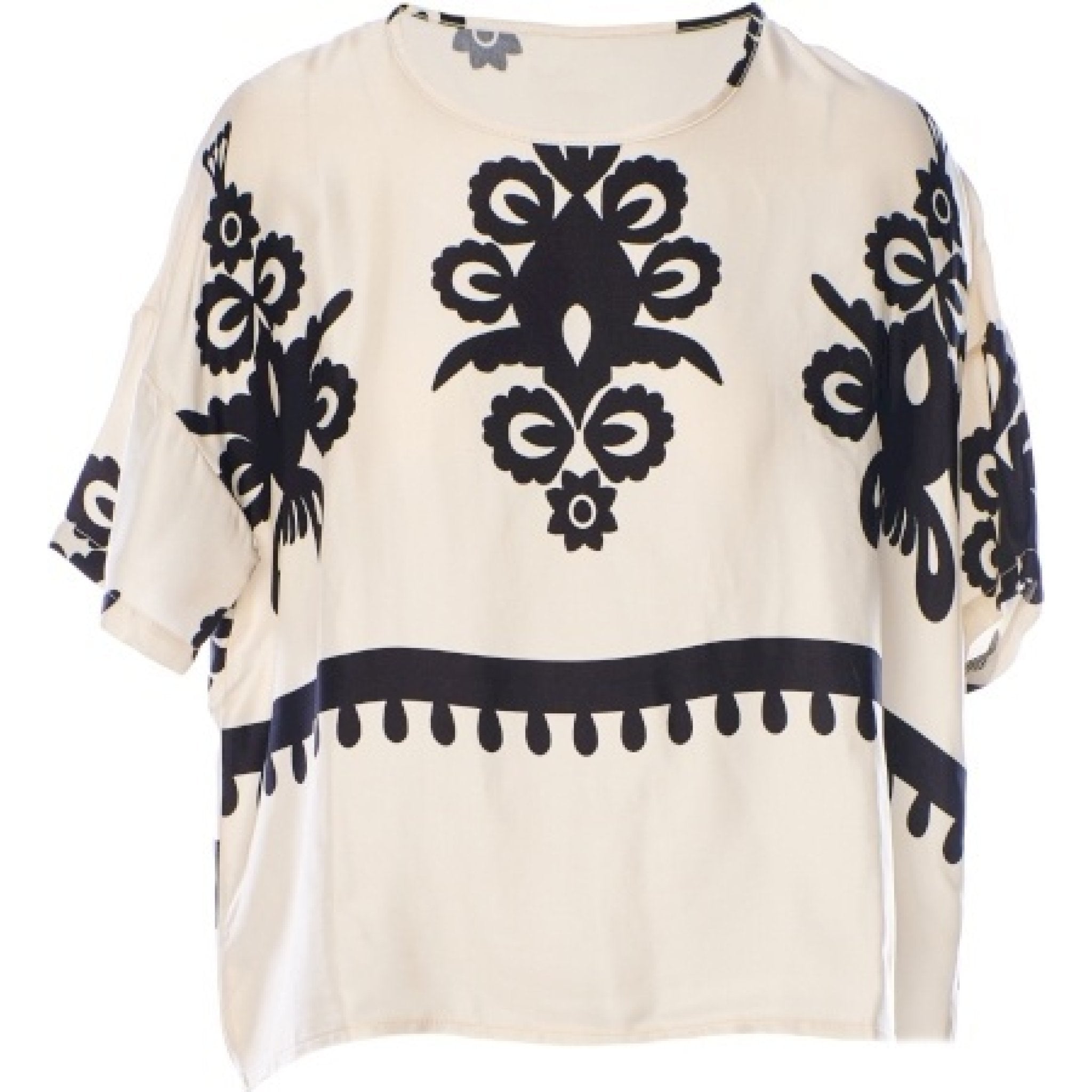 Meander top black