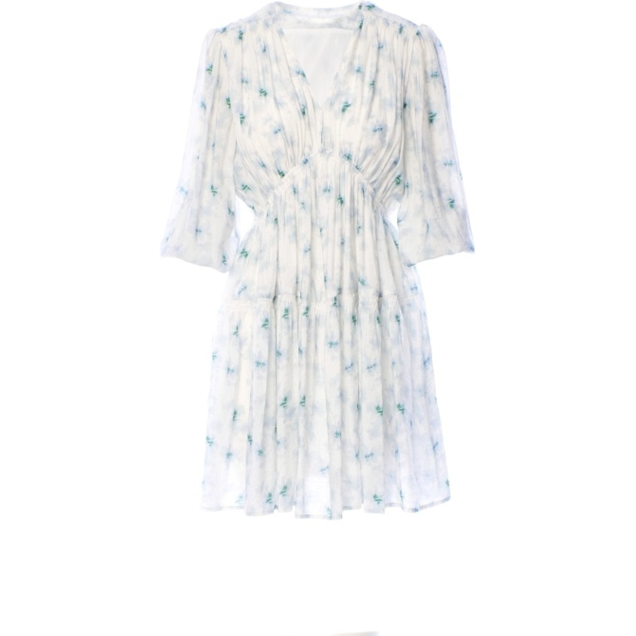 Blossom dress aqua