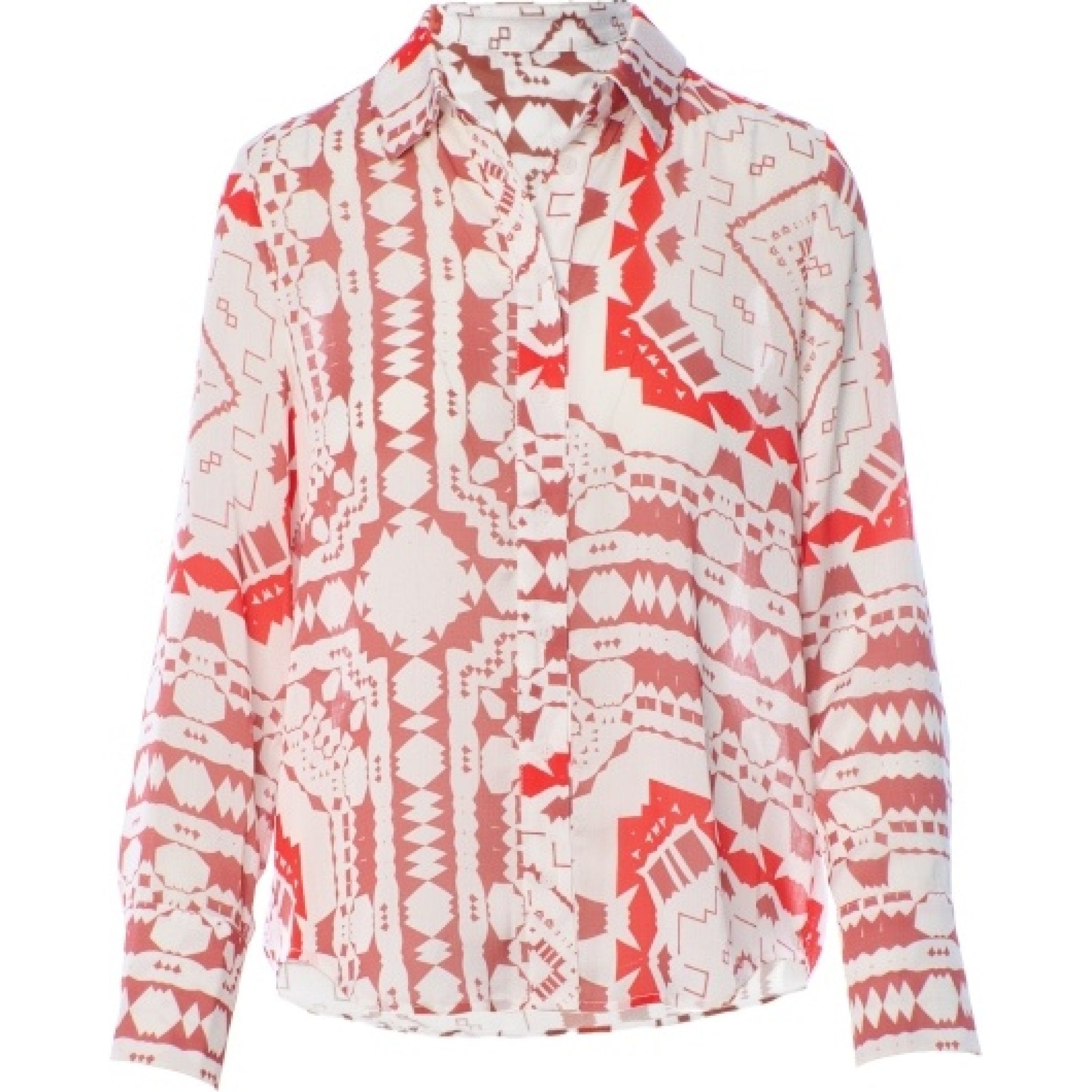 Crochet shirt white