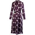 Dots p midi dress rasin