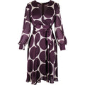 Dots p midi dress rasin