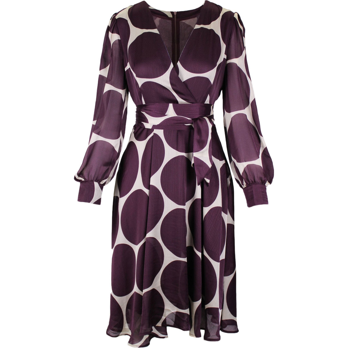 Dots p midi dress rasin