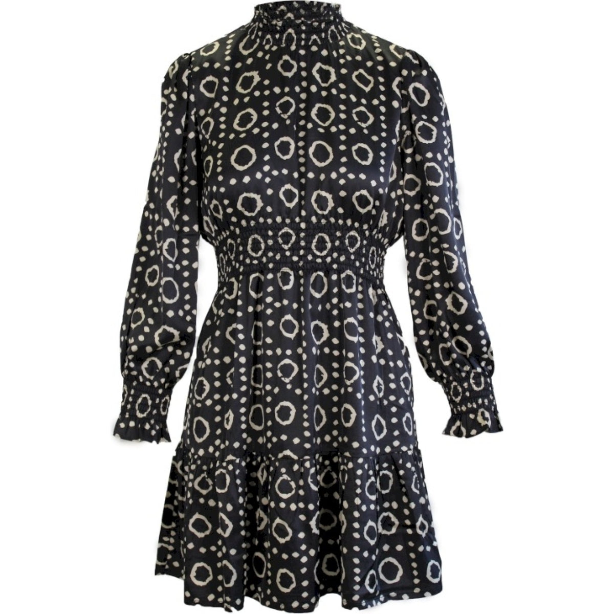 Pierrot short dress black