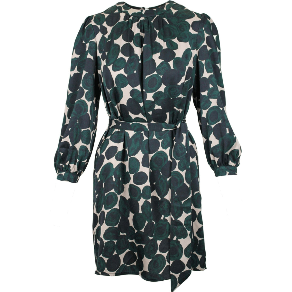 Paradise short dress peacock