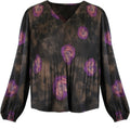Tulip blouse mocha