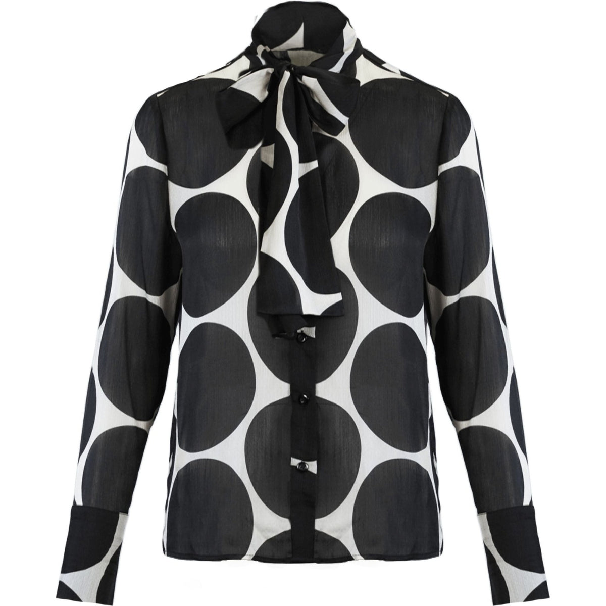 Dots p shirt black