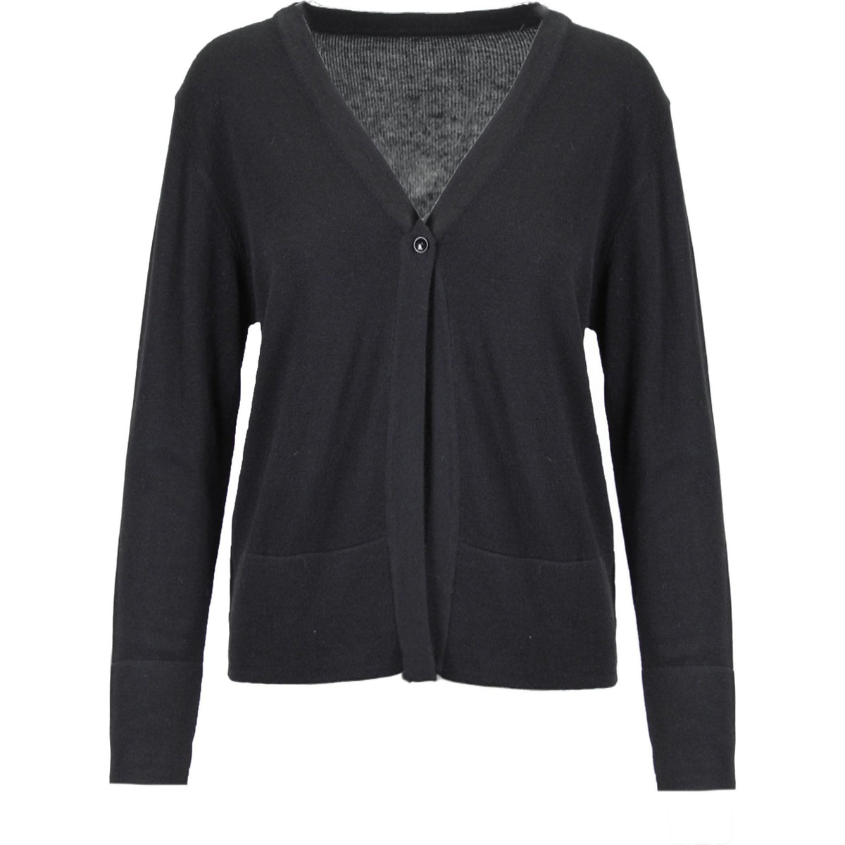 Bamboo cardigan knit black