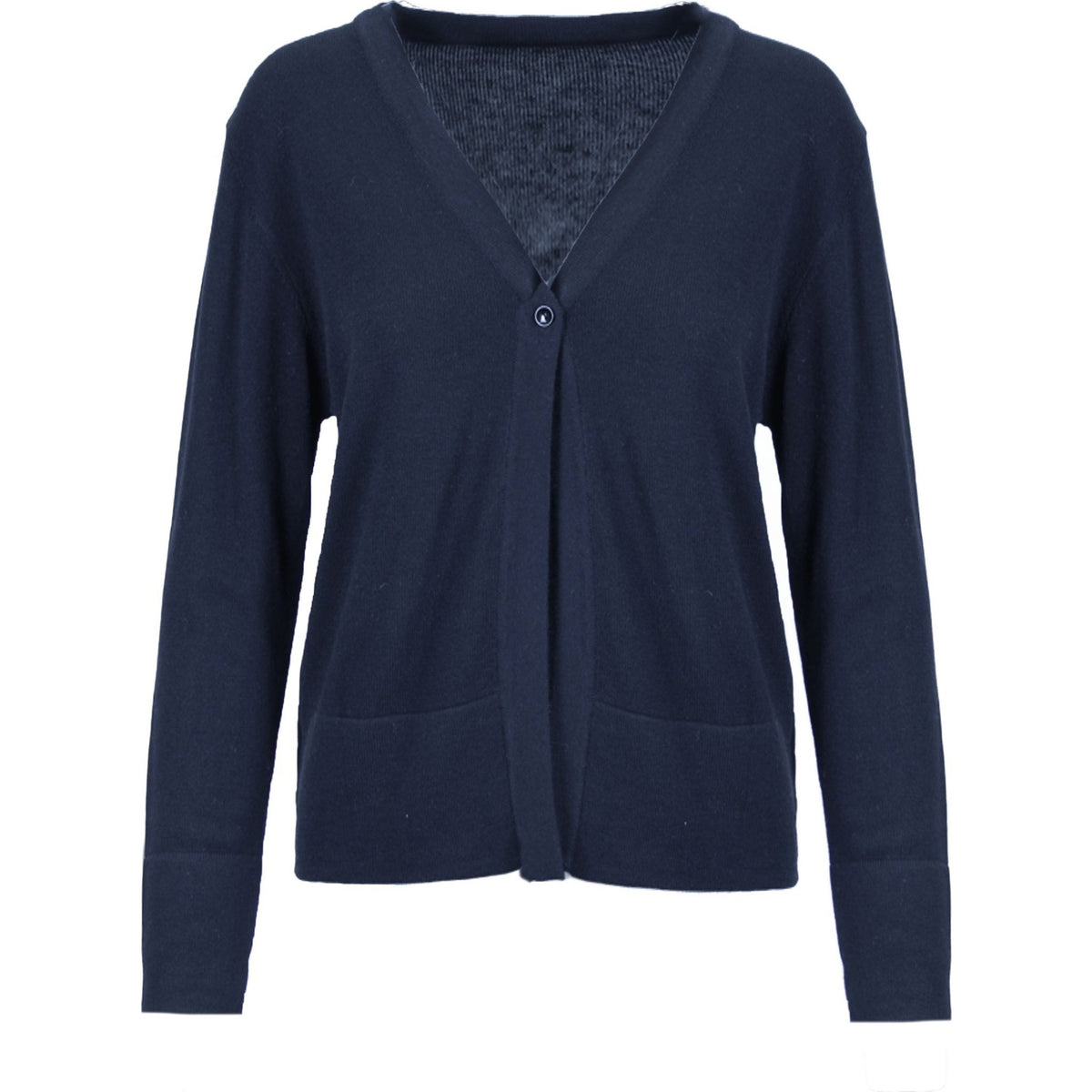 Bamboo cardigan knit marine
