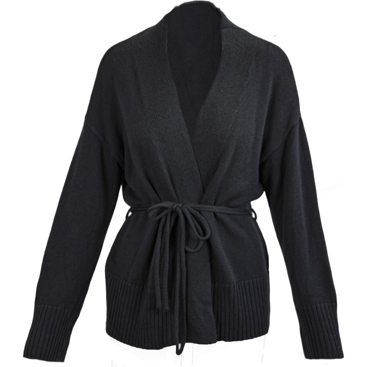 Light elite  cardigan knit black