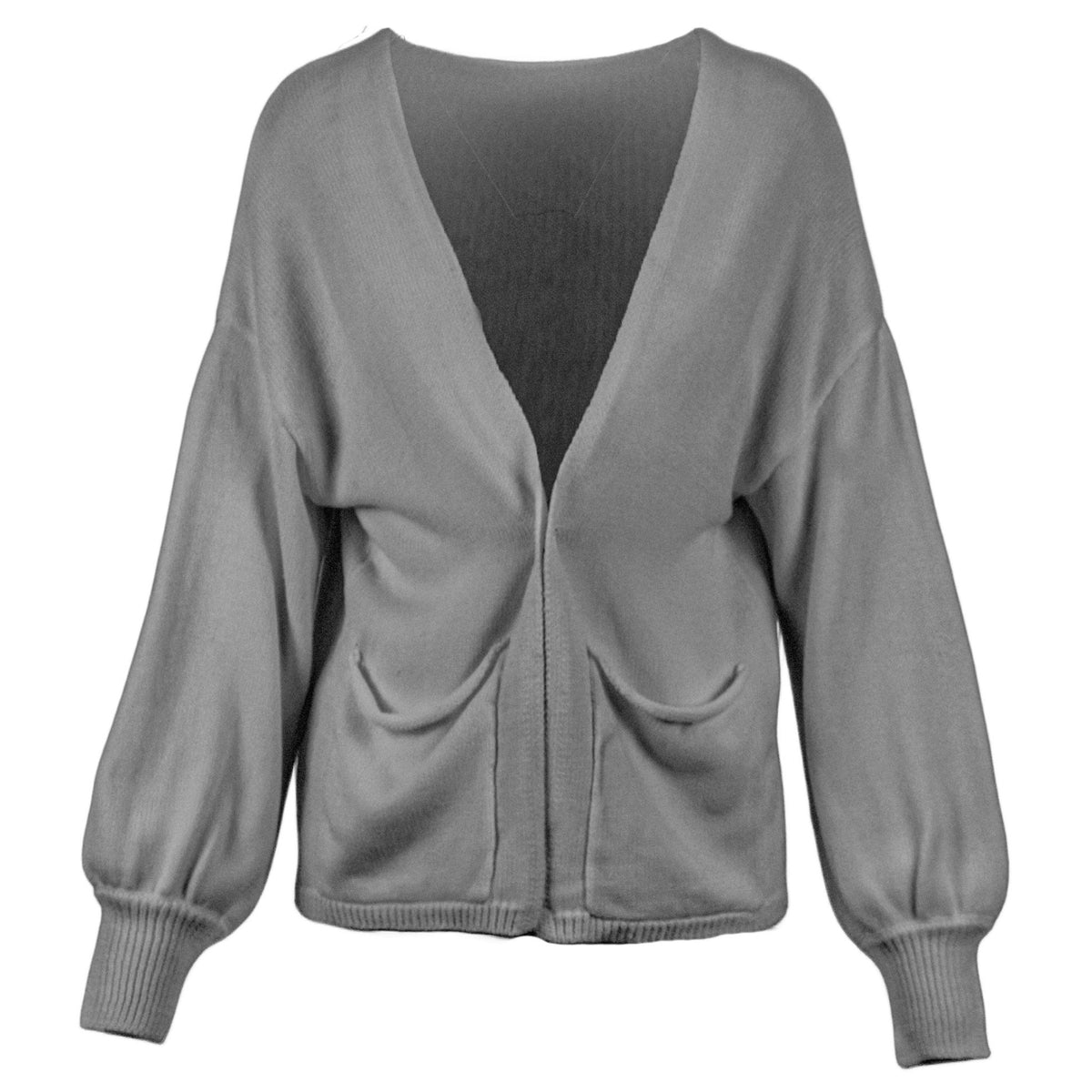 Light elite  cardigan knit stone