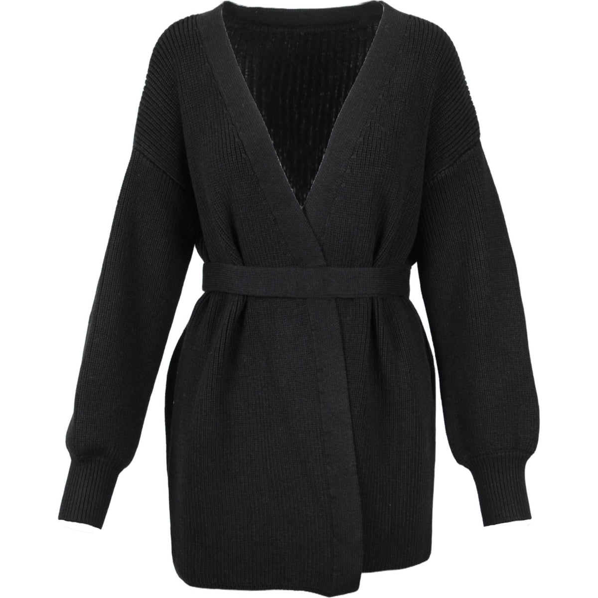 Elite cardigan knit black