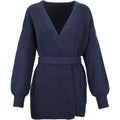 Elite cardigan knit marine