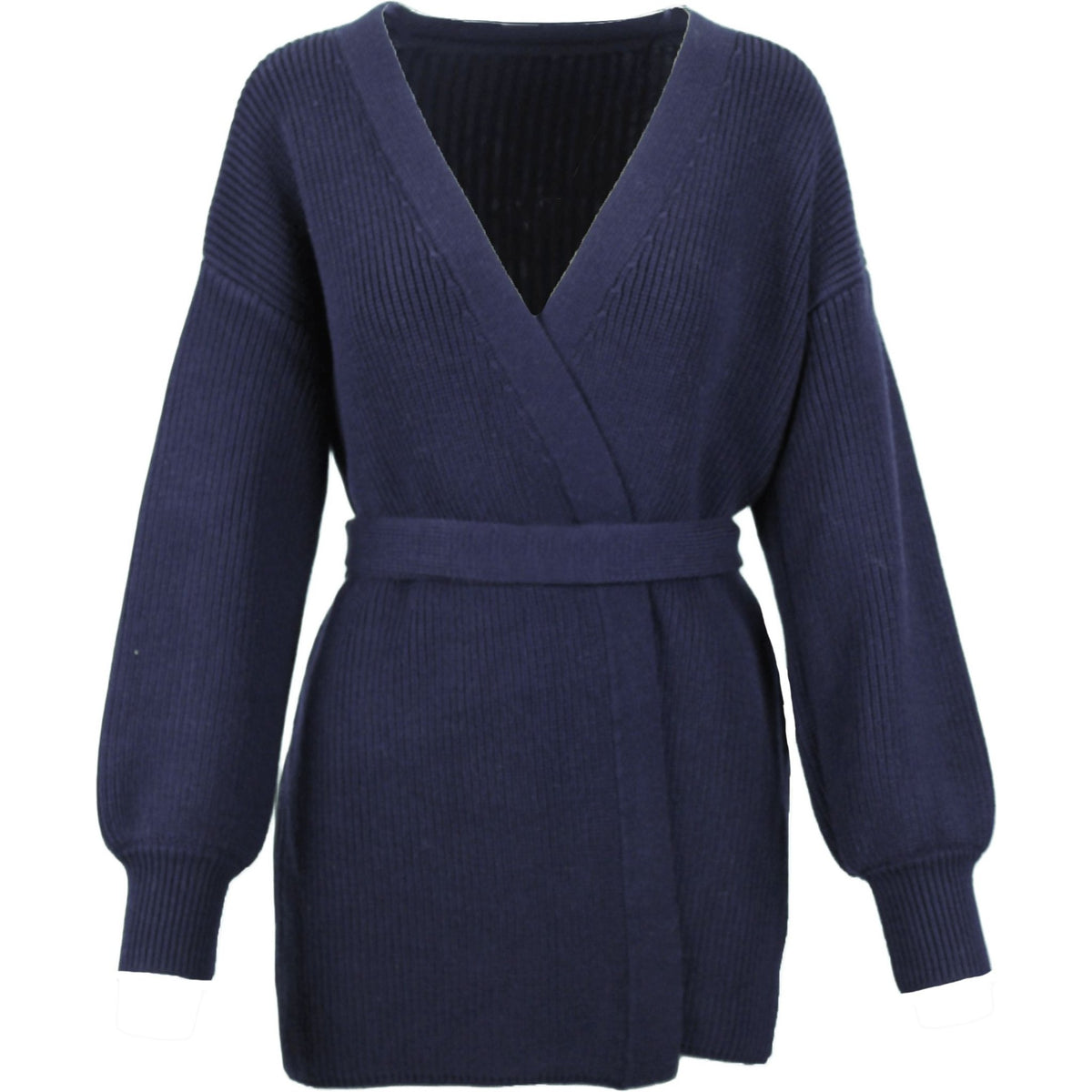 Elite cardigan knit marine