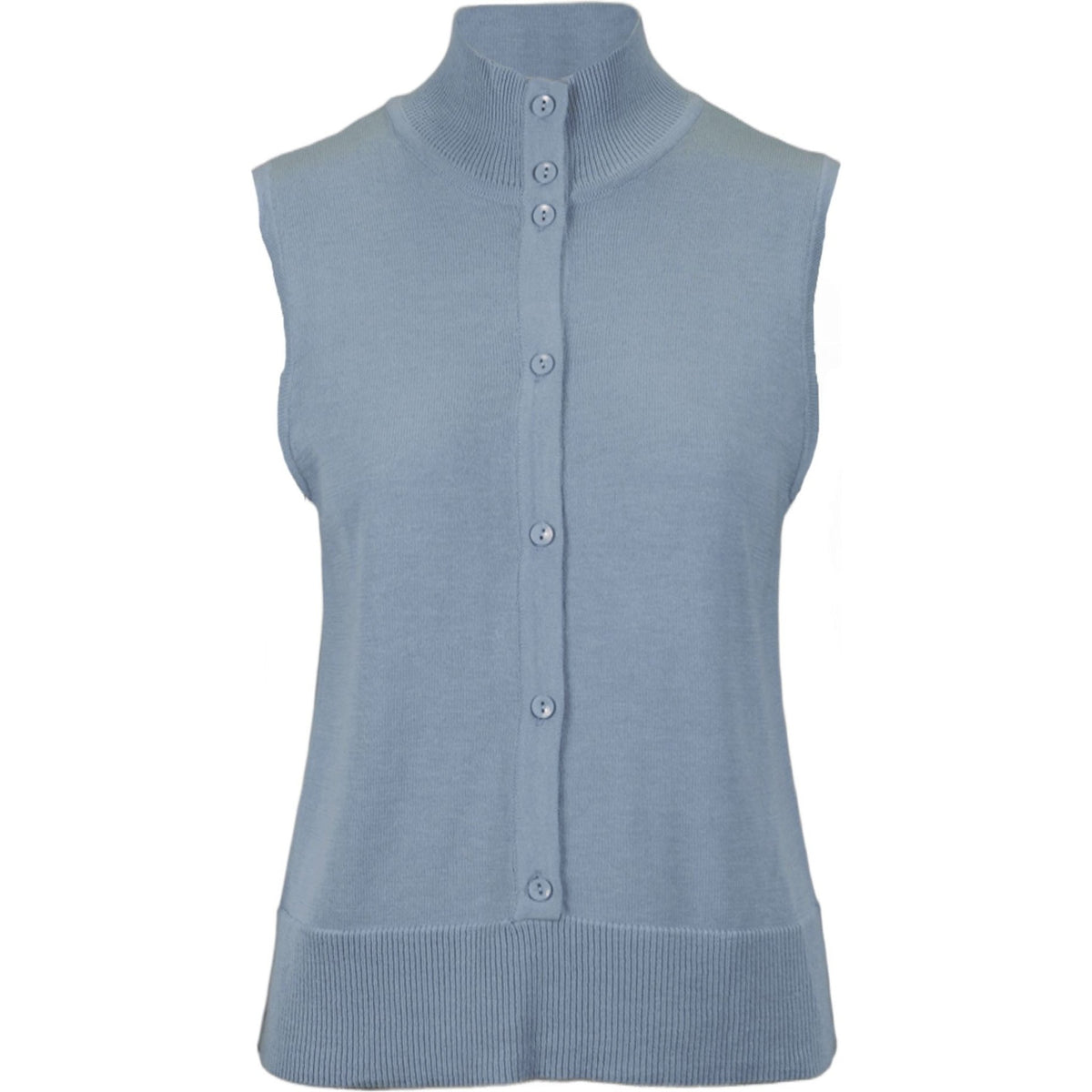 Bamboo gilet knit artic