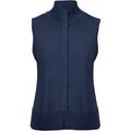 Bamboo gilet knit marine