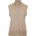 Bamboo gilet knit noce