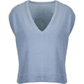 Bamboo gilet knit artic