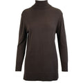 Bamboo high neck knit choko